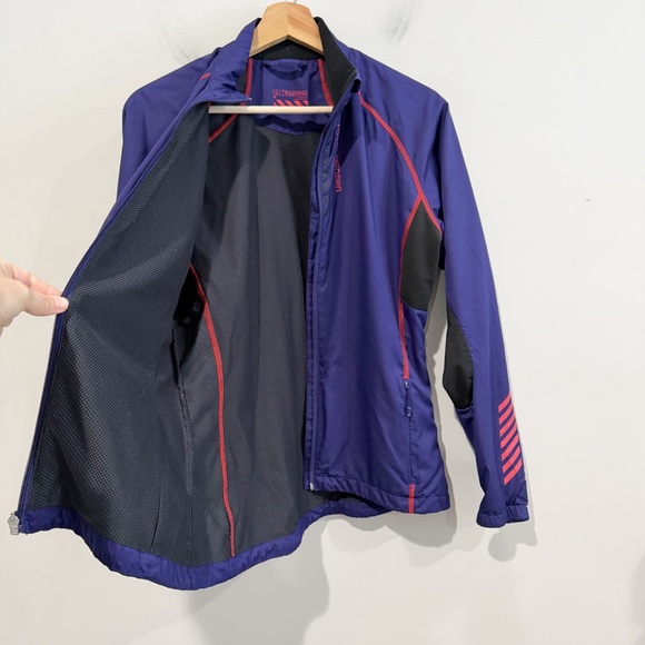 HELLY HANSEN Purple Training Windbreaker Lightweight Active Women’s Size Medium - Picture 5 of 11